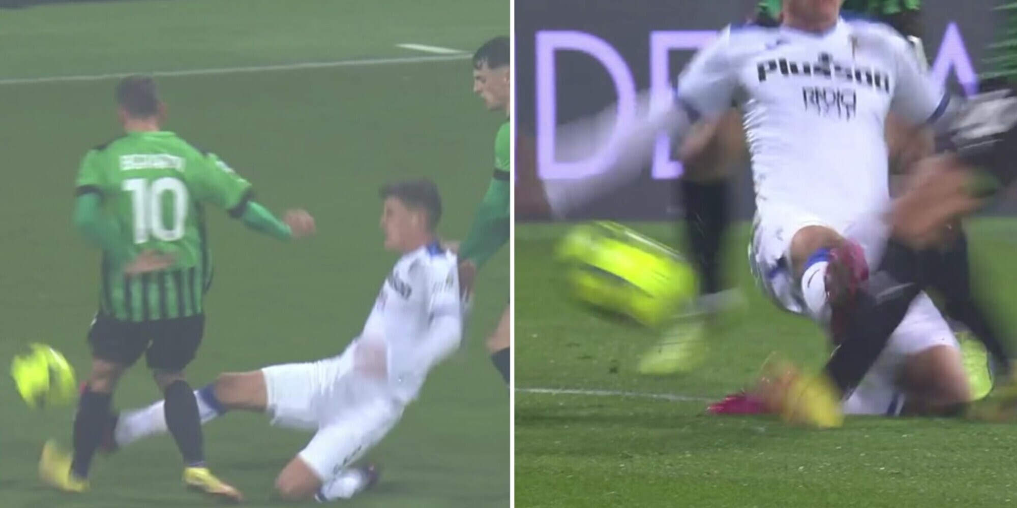 Berardi, che paura! Maehle a martello, espulso col Var FOTO