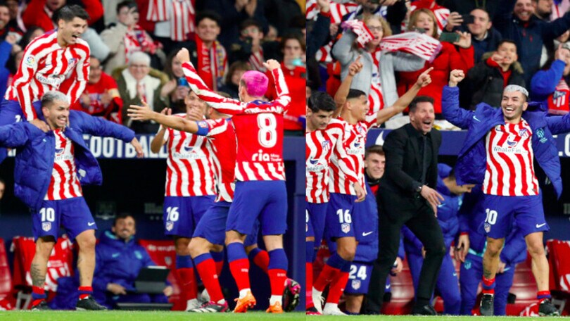 Correa, incredibile in Atletico-Getafe: segna… dalla panchina