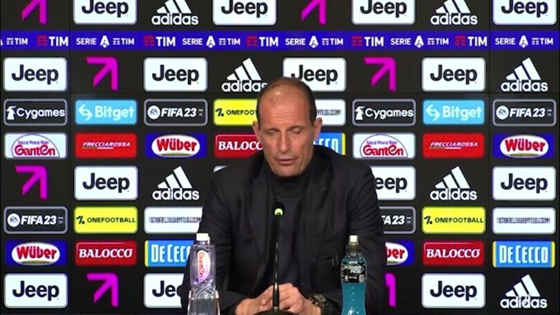 Allegri: "Vlahovic sta bene, speriamo faccia gol"