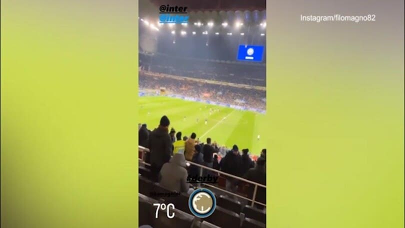 Magnini cuore nerazzurro: ecco le esultanze a San Siro con il padre