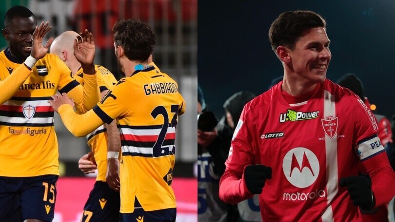 Sampdoria beffata, non basta la doppietta di Gabbiadini: Pessina salva il Monza al 99'
