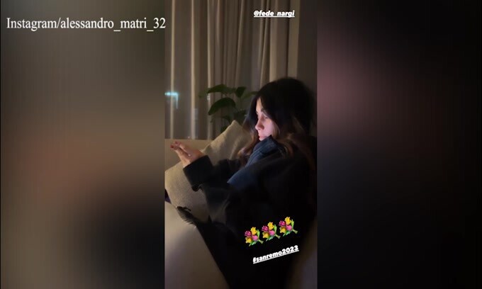 Matri e Nargi, scherzi davanti a Sanremo