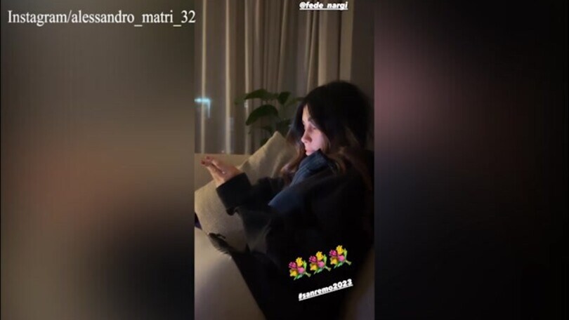Matri e Nargi, scherzi davanti a Sanremo
