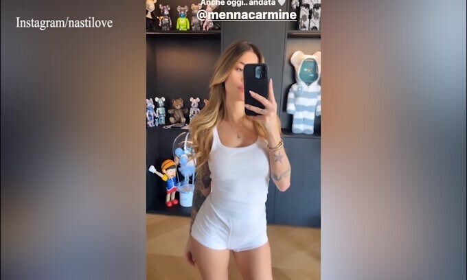Chiara Nasti, anche l'allenamento è sexy