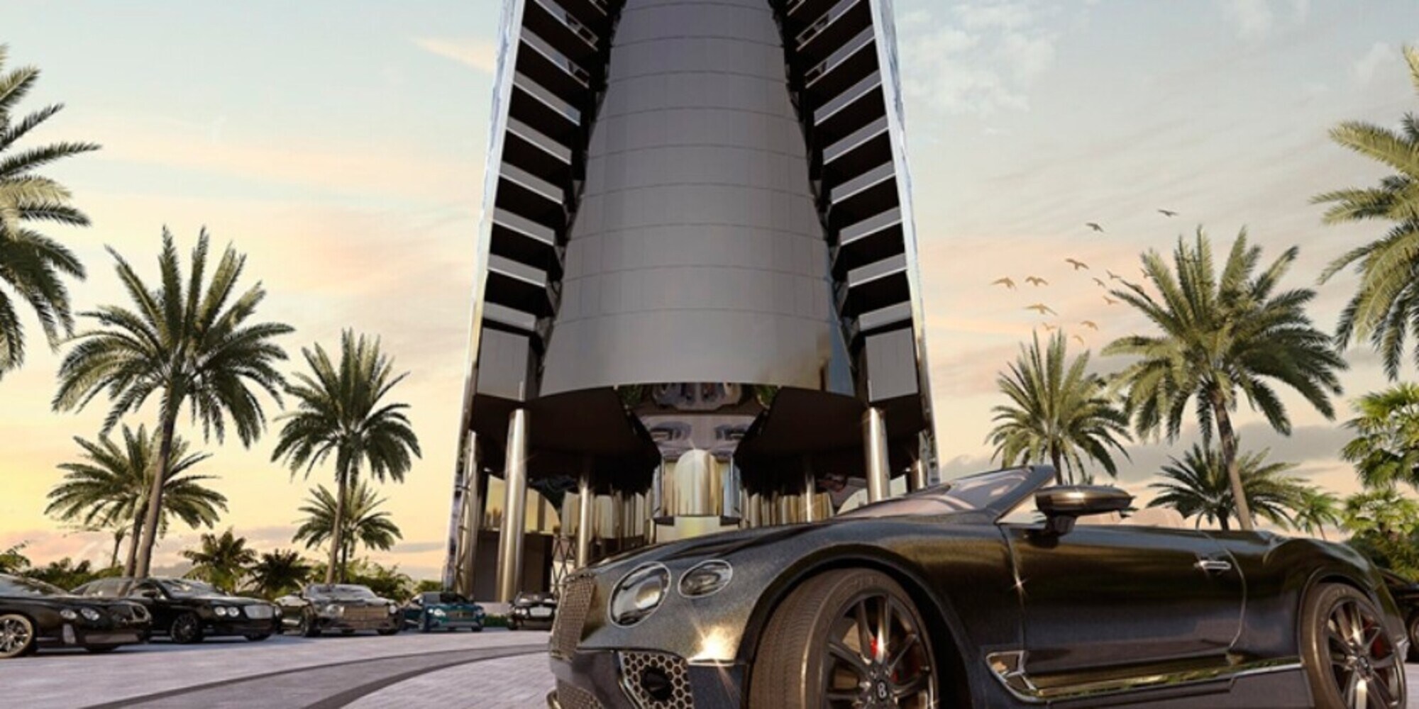 Sul grattacielo Bentley le auto arriveranno in casa con l'ascensore