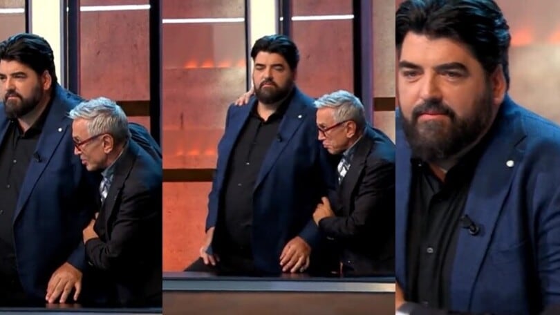 Masterchef, Bruno Barbieri e la palla Cannavacciuolo: la gag