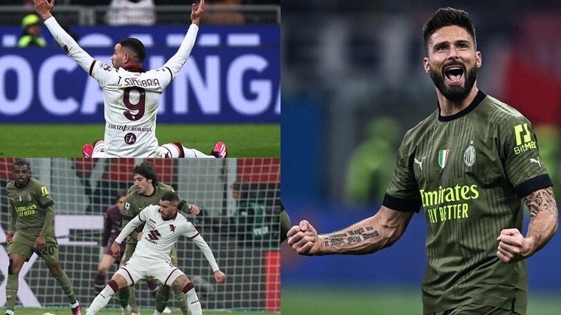 Sanabria indiavolato, ma non basta: Giroud decide Milan-Torino