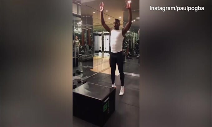 Juve, ecco Pogba: il video del suo allenamento