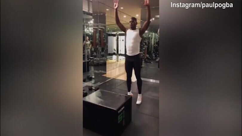 Juve, ecco Pogba: il video del suo allenamento