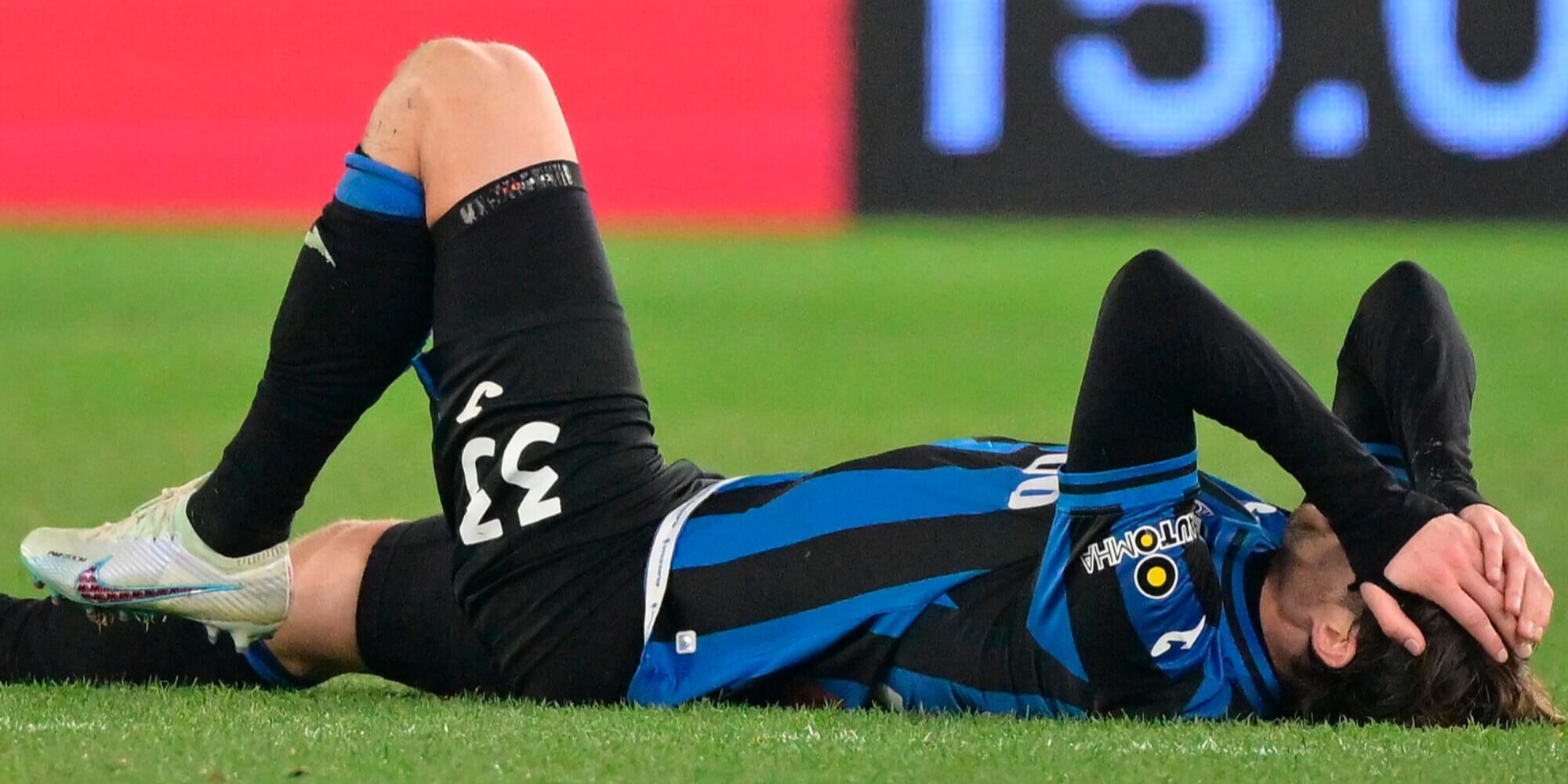 Atalanta, Hateboer termina la stagione: rottura del legamento crociato