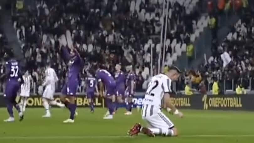 Juve-Fiorentina, l'esultanza pazzesca di Di Maria