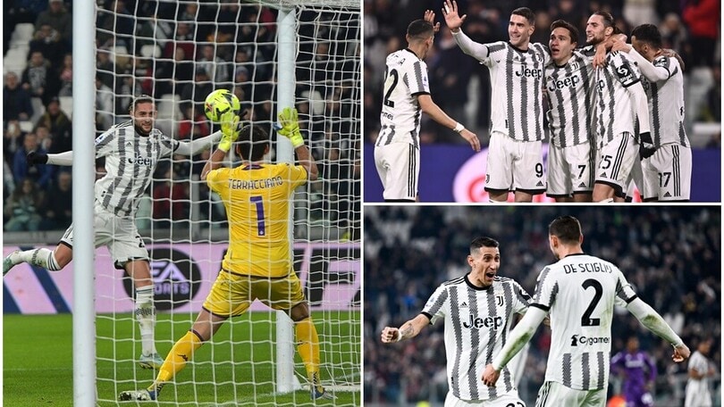 Rabiot segna, Di Maria inventa: la Juventus batte la Fiorentina 1-0
