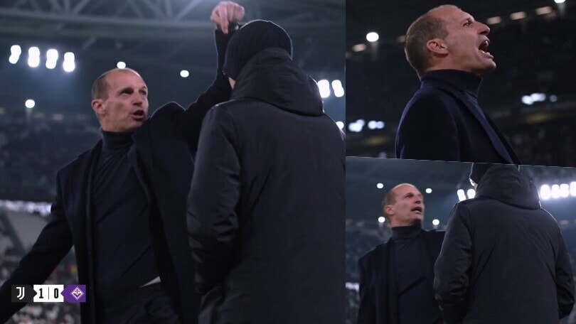 La rabbia di Allegri contro i fischi di alcuni tifosi
