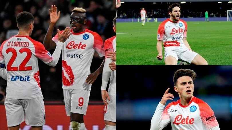 Kvaratskhelia, Osimhen ed Elmas: il Napoli affonda la Cremonese