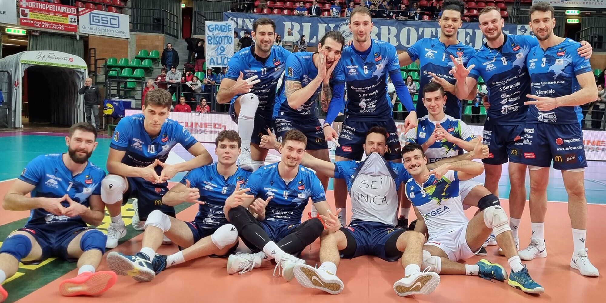 Quarta vittoria consecutiva per Cuneo che chiude 3-0 con Porto Viro