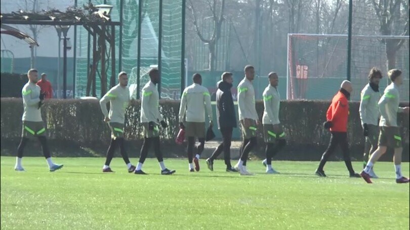Milan-Tottenham, la rifinitura rossonera a Milanello