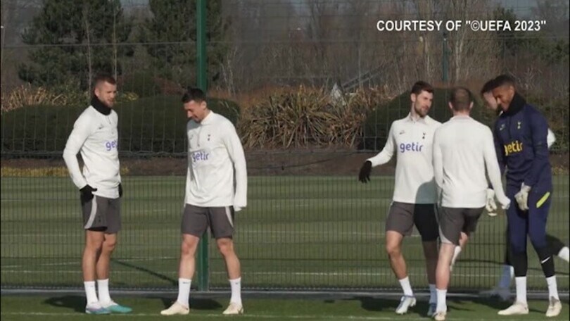 Tottenham, l'allenamento in vista del Milan