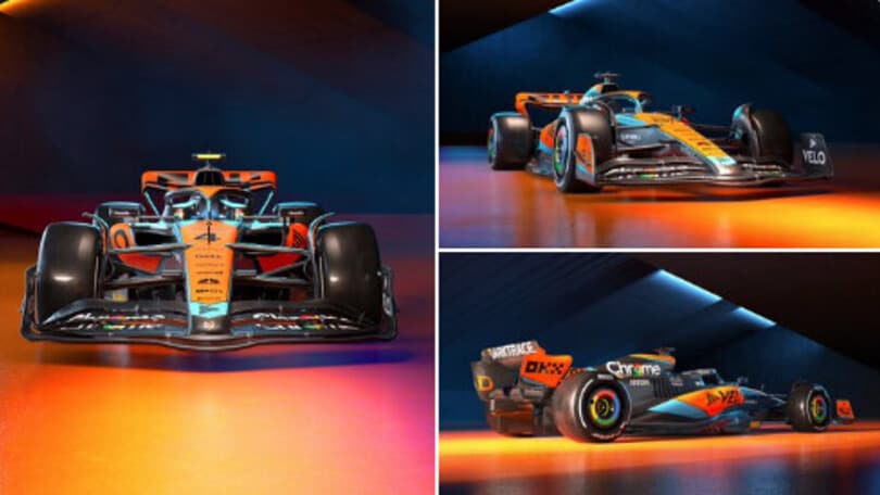 Norris e Piastri presentano la nuova McLaren MCL60