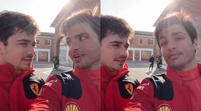 San Valentino, il messaggio di Leclerc e Sainz: "È il grande giorno della Ferrari"