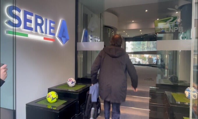 Lega Serie A, l'abbraccio tra Carnevali e Marotta