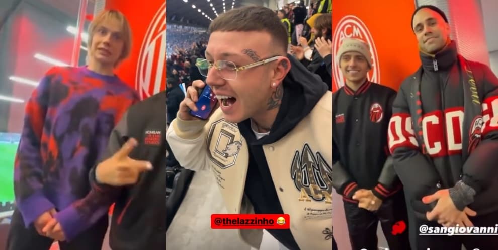 Lazza, Sangiovanni, Mr. Rain e gIANMARIA a Milan-Tottenham