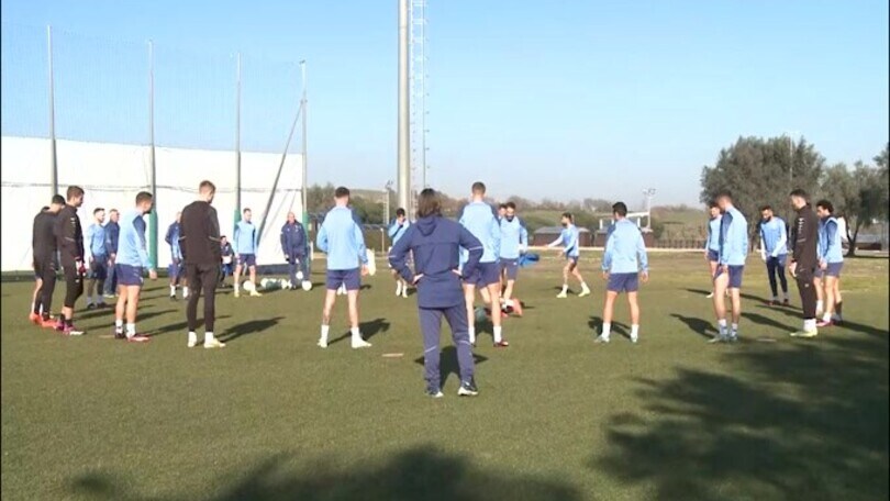 Lazio, le immagini dell'allenamento pre Cluj