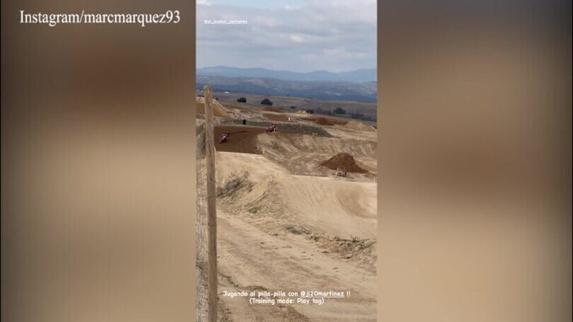 Marc Marquez si dà al motocross