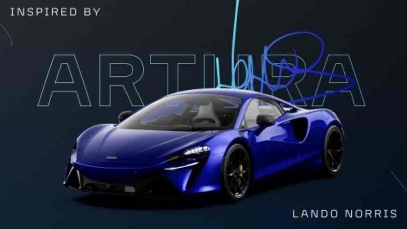 La configurazione della McLaren Artura di Lando Norris