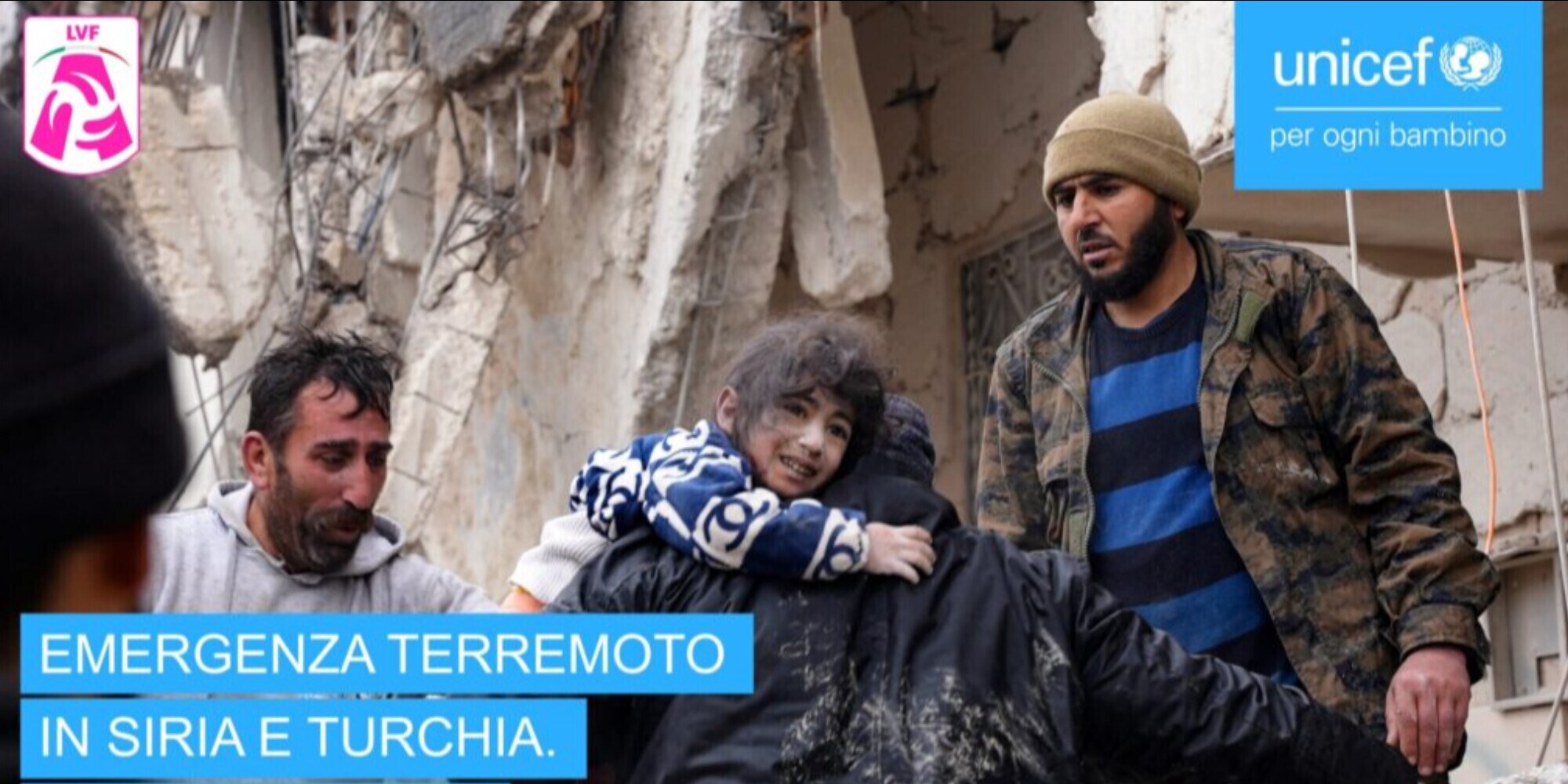 La Lega Femminile e UNICEF raccolgono fondi per Turchia e Siria
