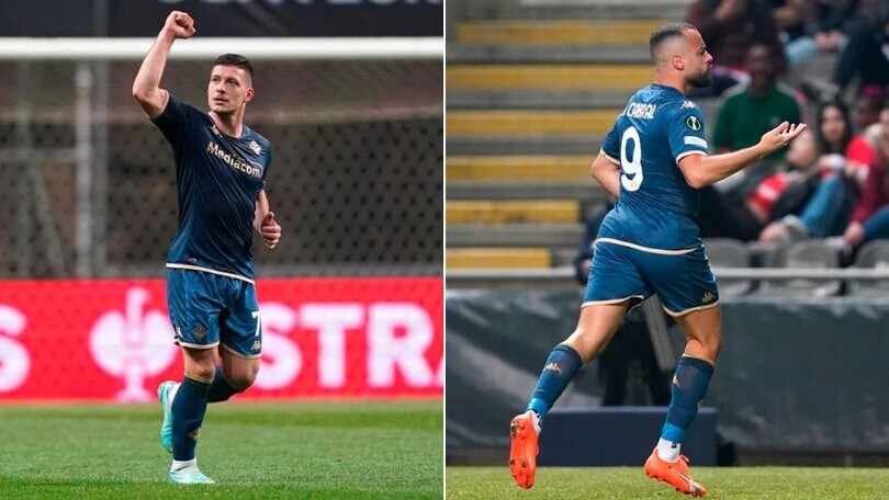 Doppiette di Jovic e Cabral, la Fiorentina cala il poker a Braga