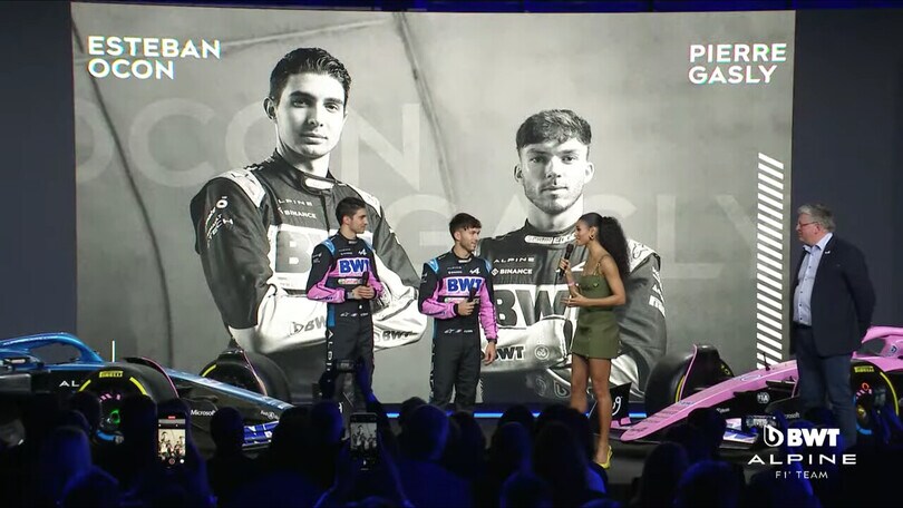 F1 2023, ecco la nuova Alpine A523 di Gasly e Ocon