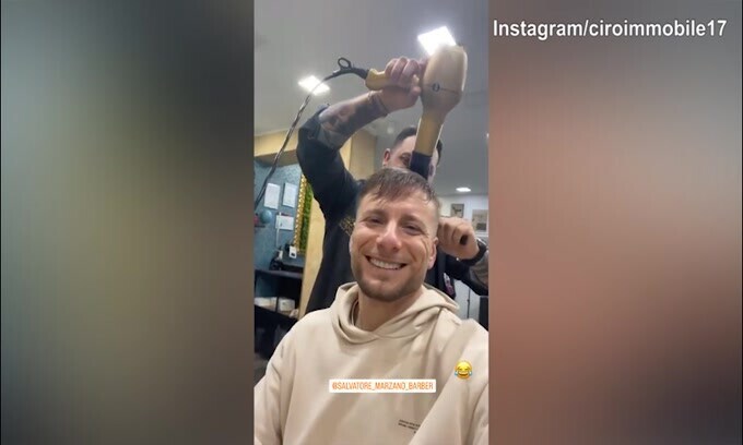 Immobile, dopo la crioterapia arriva il..parrucchiere
