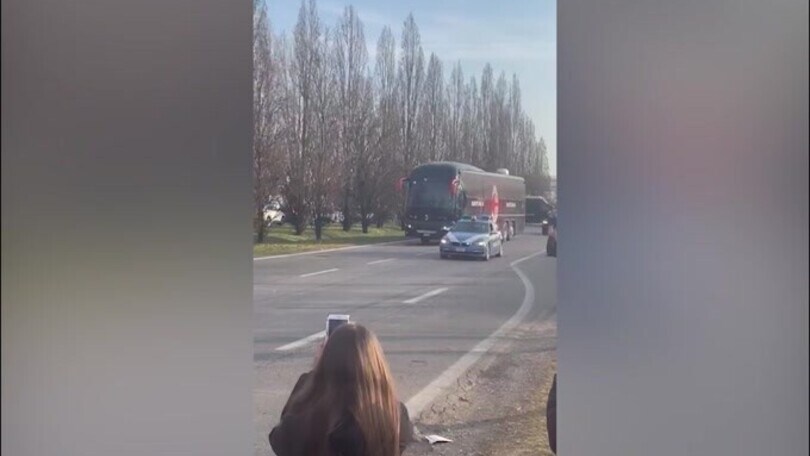 Monza-Milan: arriva il pullman dei rossoneri