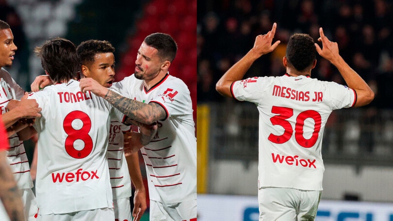 Monza-Milan 0-1: rossoneri di misura, decide una magia di Messias