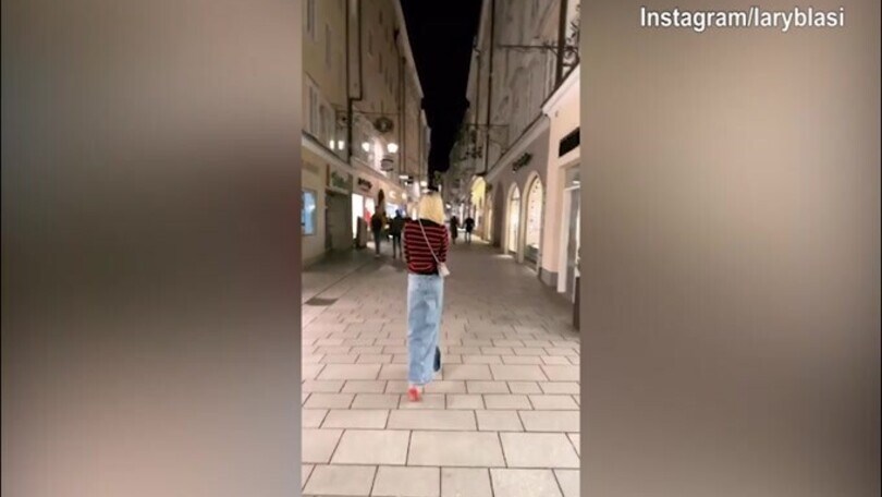 Salisburgo, passeggiata serale per Ilary Blasi