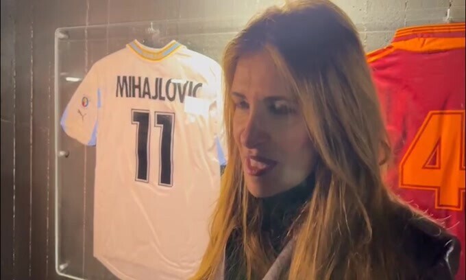 Arianna Mihajlovic: "Grazie a Roma e Lazio per il gesto in onore di Sinisa"