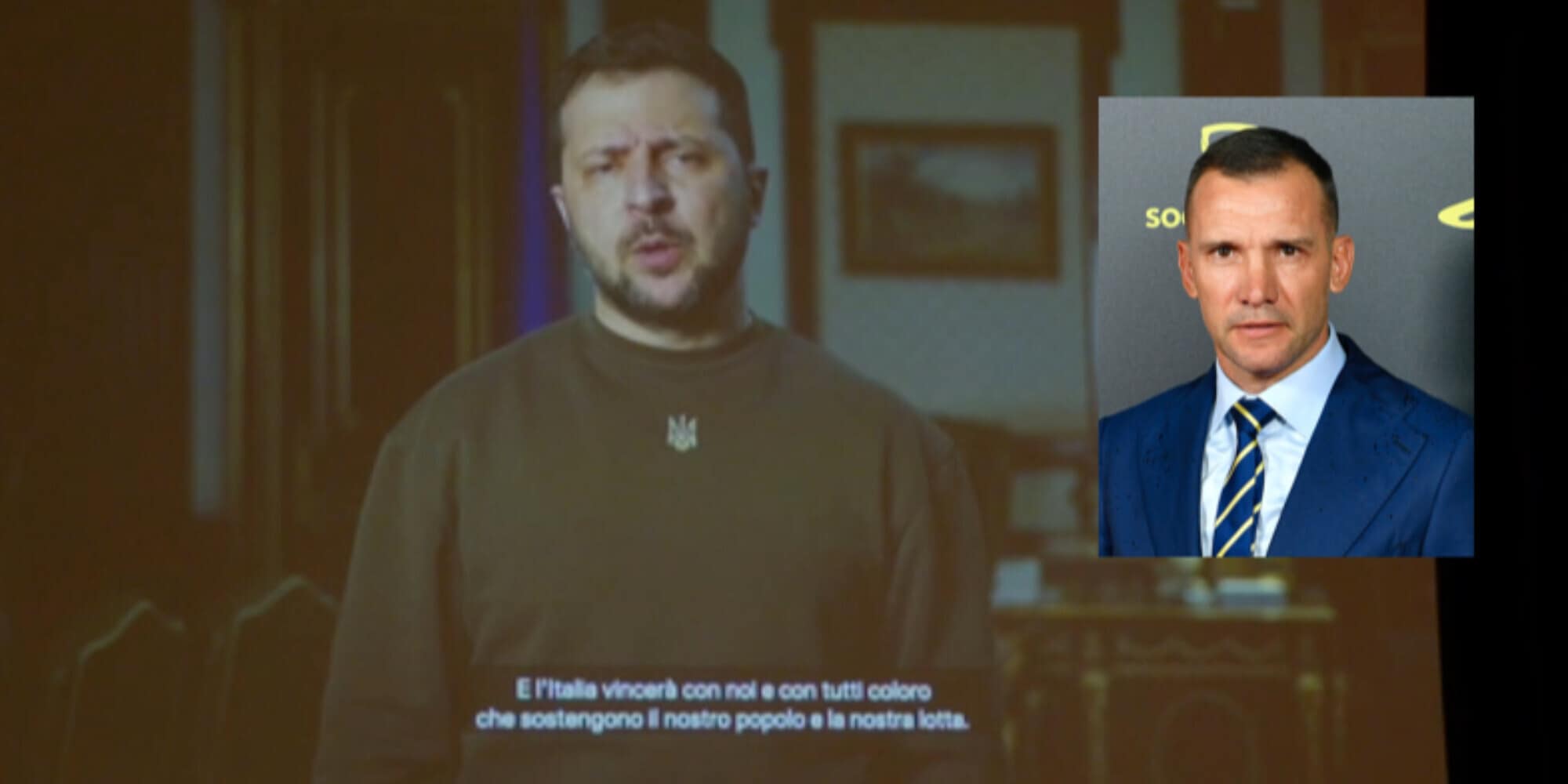 Milano: Shevchenko, Zelensky e gli aiuti per l'Ucraina