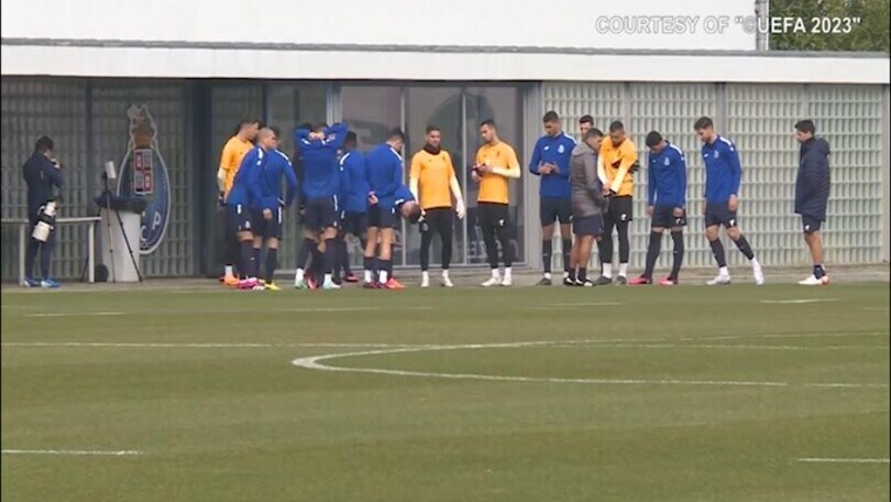 Porto, allenamento mattutino alla vigilia dell'Inter