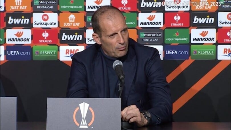 Allegri scherza: "Io serio? No, i fari sono puntati e sembra.."