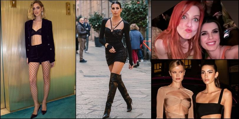 Ferragni, Canalis, Gregoraci, Salemi, De Lellis: vip supersexy alla Milano Fashion Week!