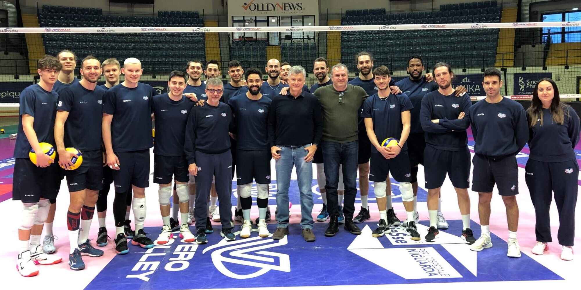 A Monza Renan Dal Zotto in visita alla squadra di Eccheli