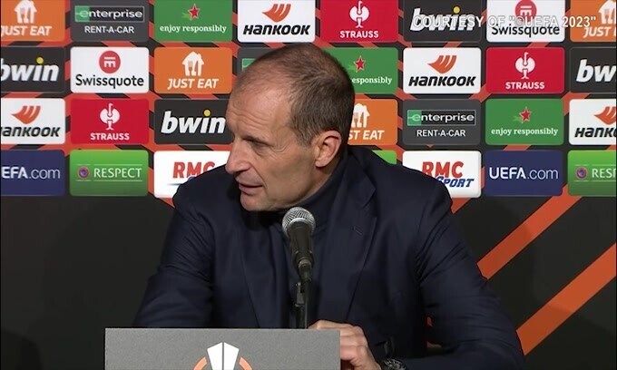 Allegri: "L'unica pecca è l'eliminazione dalla Champions"