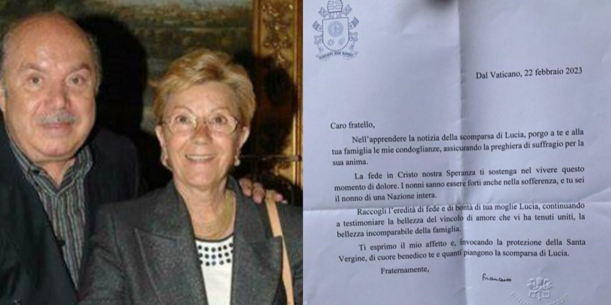 Lino Banfi, la lettera del Papa dopo la morte della moglie: "Sei il nonno d'Italia"