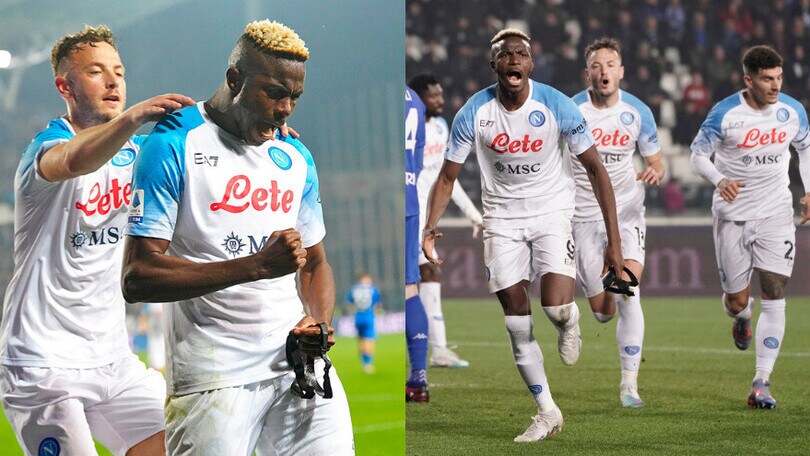 Un'autorete di Ismajli e il solito Osimhen lanciano il Napoli a +18