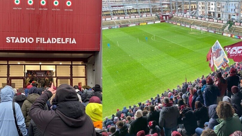 Toro, bagno di folla al Filadelfia in vista del derby