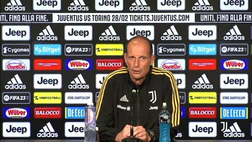 Allegri: "Torino? Se pensiamo di giocare in punta di piedi, rischiamo di prenderle"