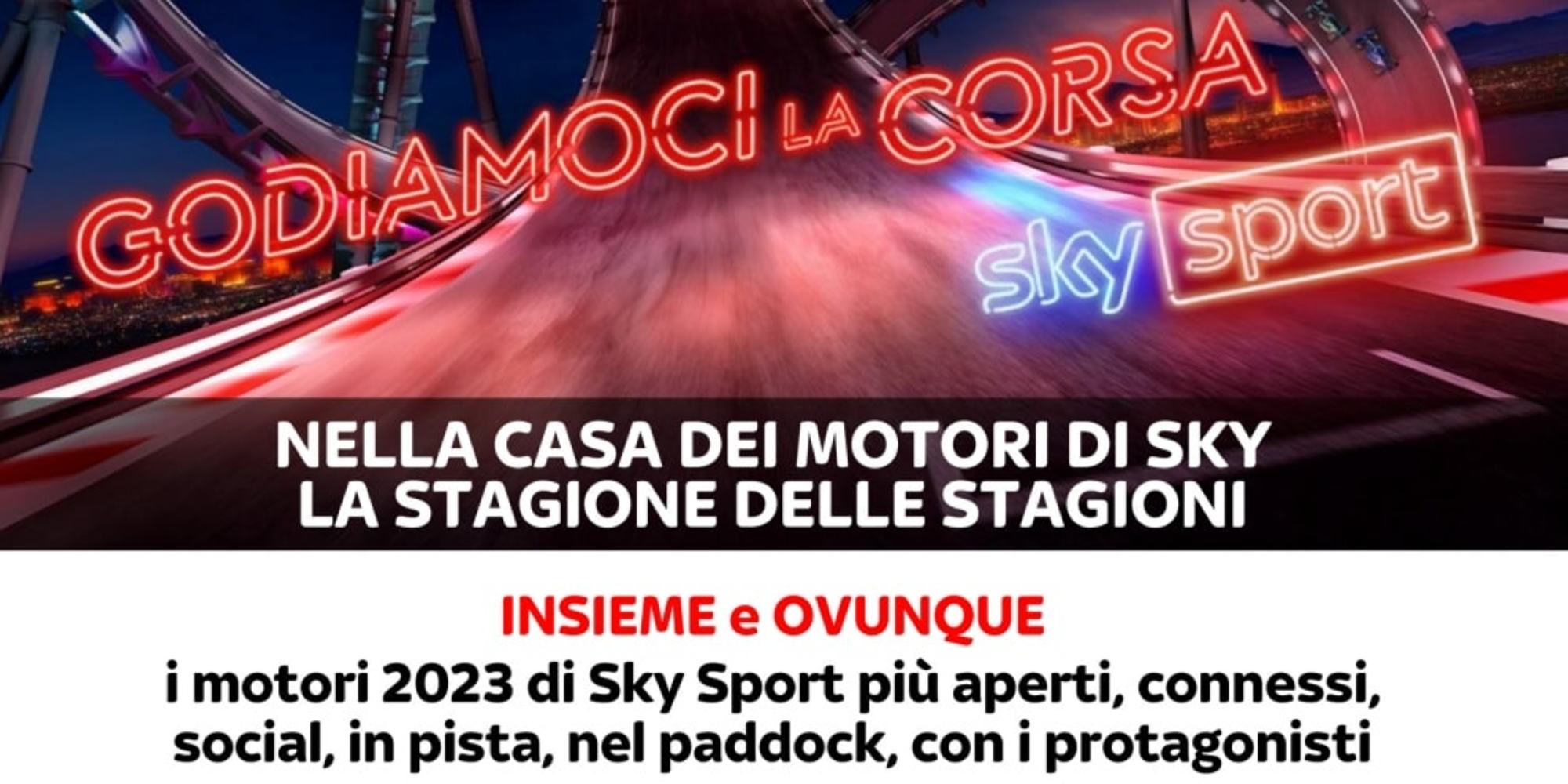 Nella casa dei motori di Sky la stagione delle stagioni
