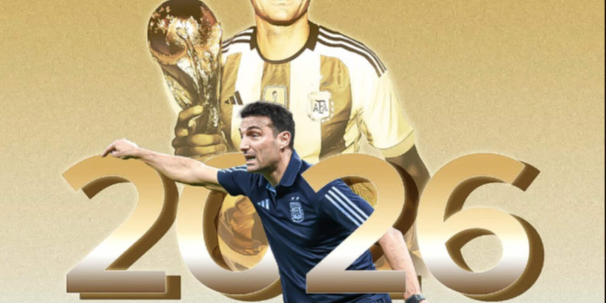 Argentina, Scaloni rinnova fino al 2026: è ufficiale