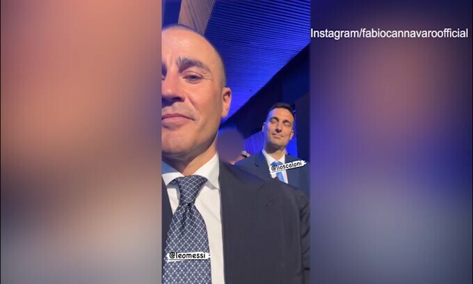 Scaloni best coach: la reazione in diretta di Cannavaro e Messi