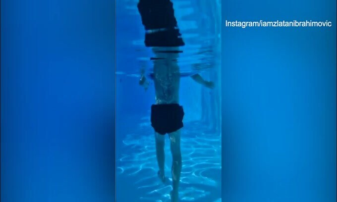 Ibra mostra il lungo recupero dall'infortunio: "Mai dubitare di me"